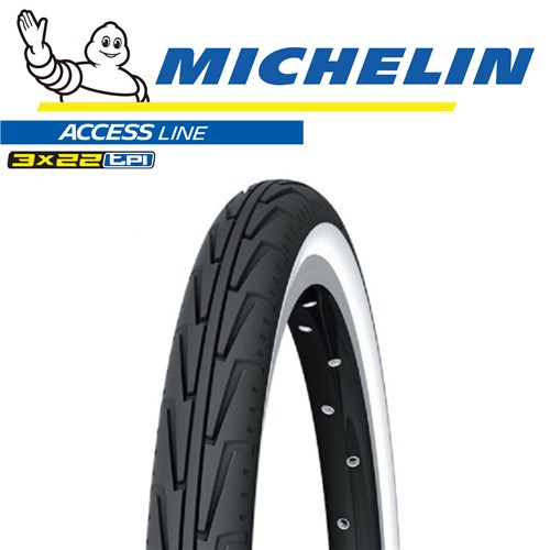 City.J - 20"x1.75" - Wire -Black/White Sidewalls