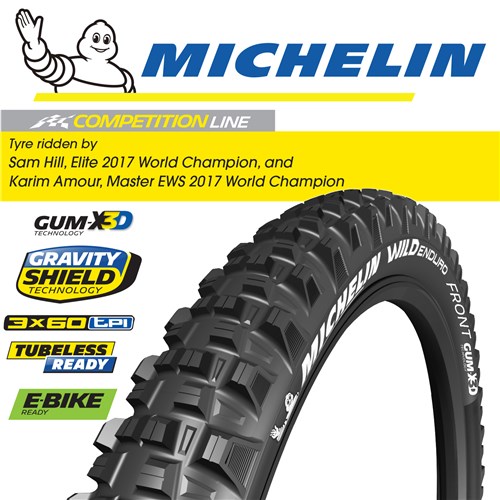 Wild Enduro Front Gum-X3D - 27.5"x2.6"- Foldable